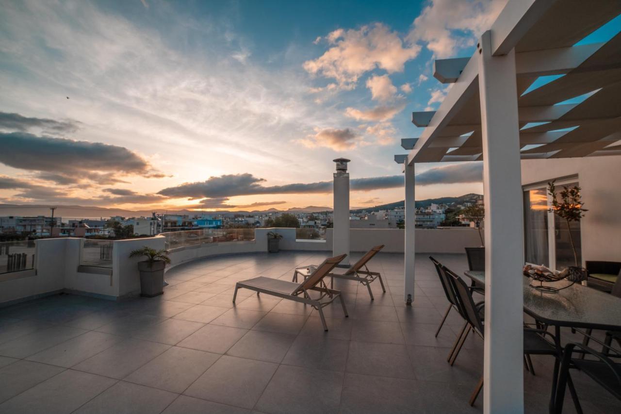 Home Sweet Home - Big Balcony With Great View Kíssamos Buitenkant foto