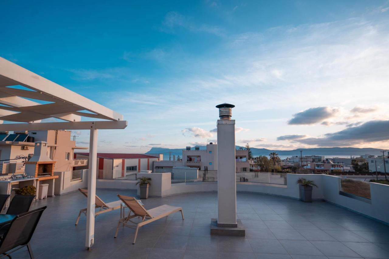 Home Sweet Home - Big Balcony With Great View Kíssamos Buitenkant foto