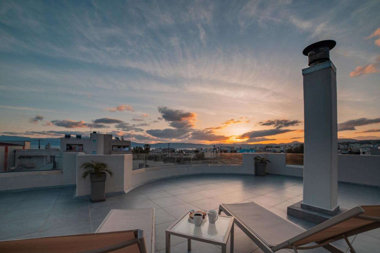 Home Sweet Home - Big Balcony With Great View Kíssamos Buitenkant foto