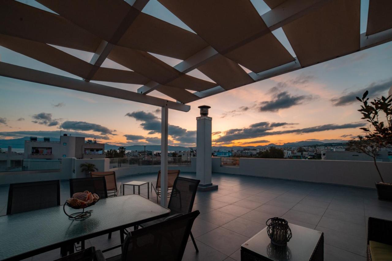 Home Sweet Home - Big Balcony With Great View Kíssamos Buitenkant foto