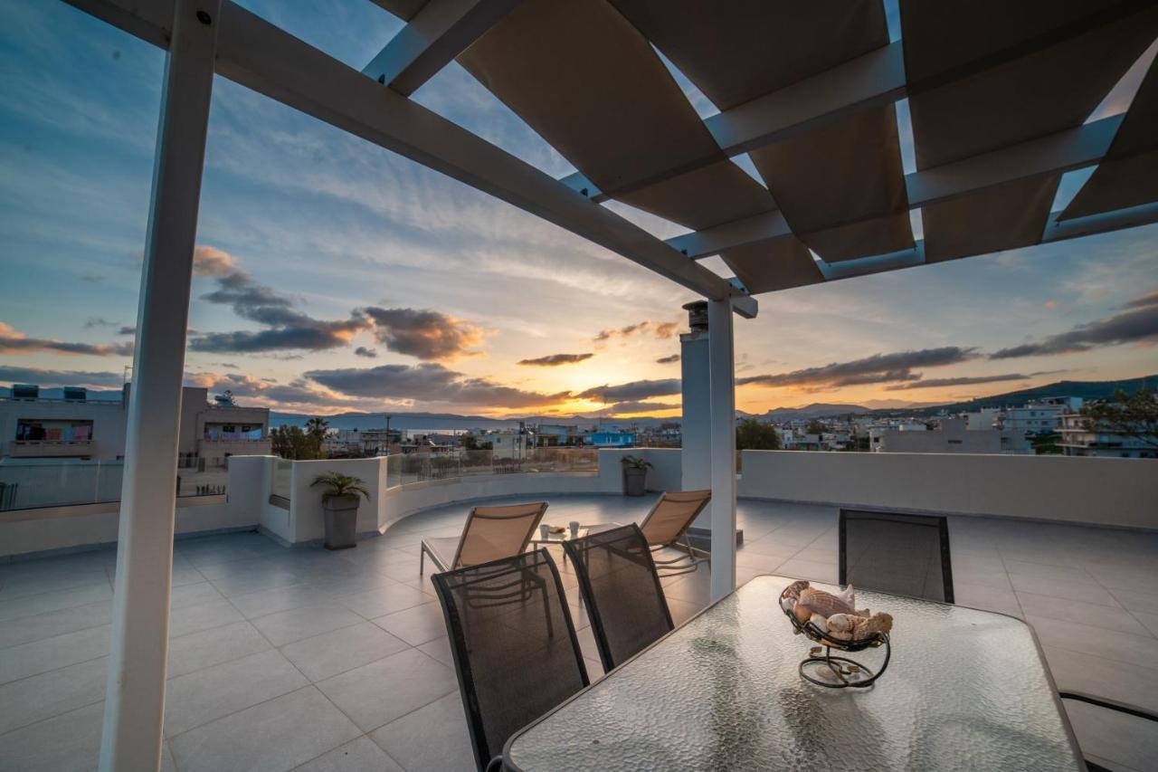 Home Sweet Home - Big Balcony With Great View Kíssamos Buitenkant foto