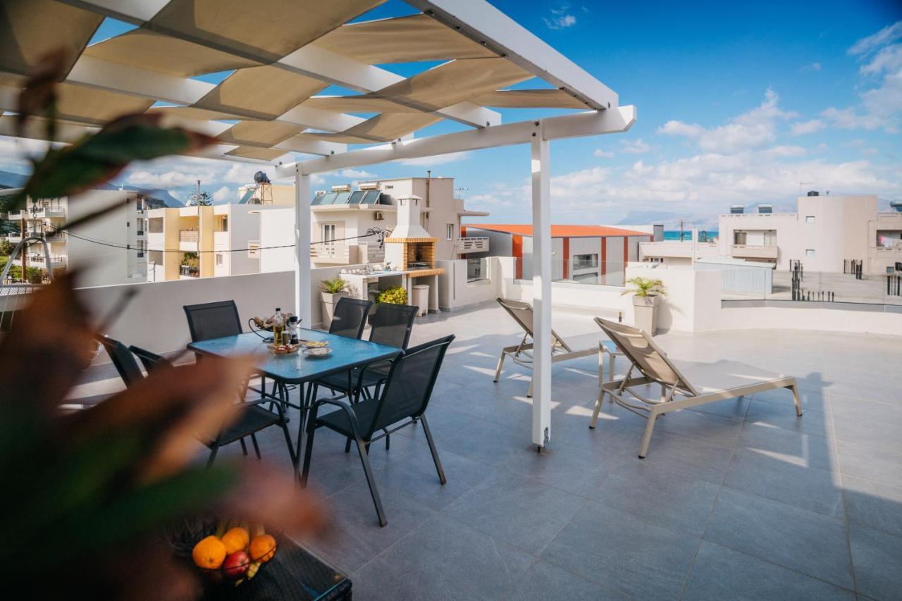 Home Sweet Home - Big Balcony With Great View Kíssamos Buitenkant foto