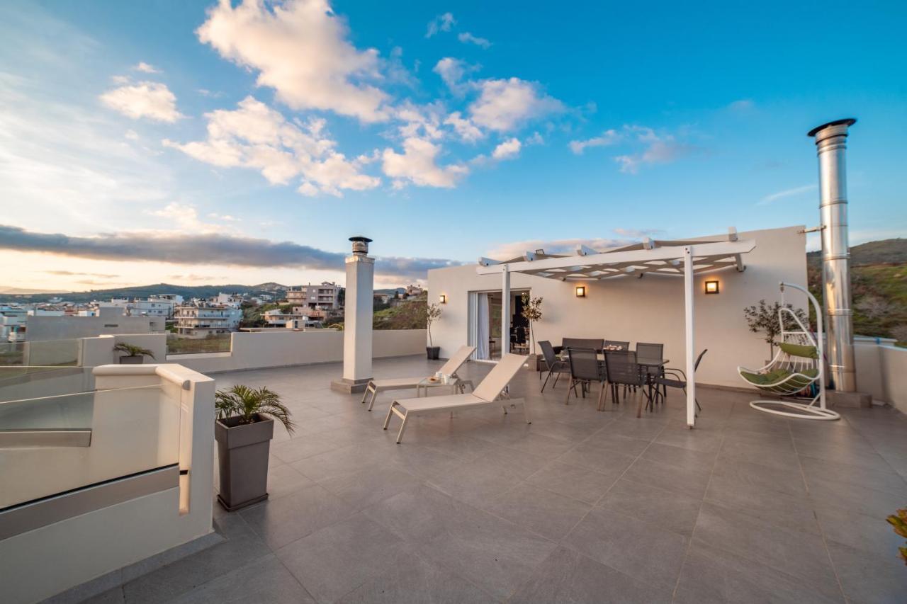 Home Sweet Home - Big Balcony With Great View Kíssamos Buitenkant foto
